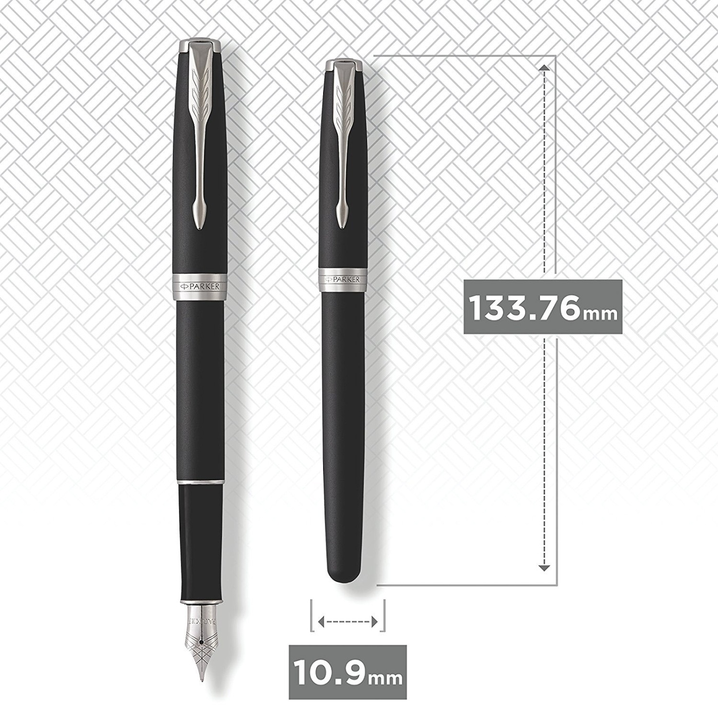 Sonnet Black/Chrome Fountain pen in the group Pens / Fine Writing / Fountain Pens at Pen Store (104803)