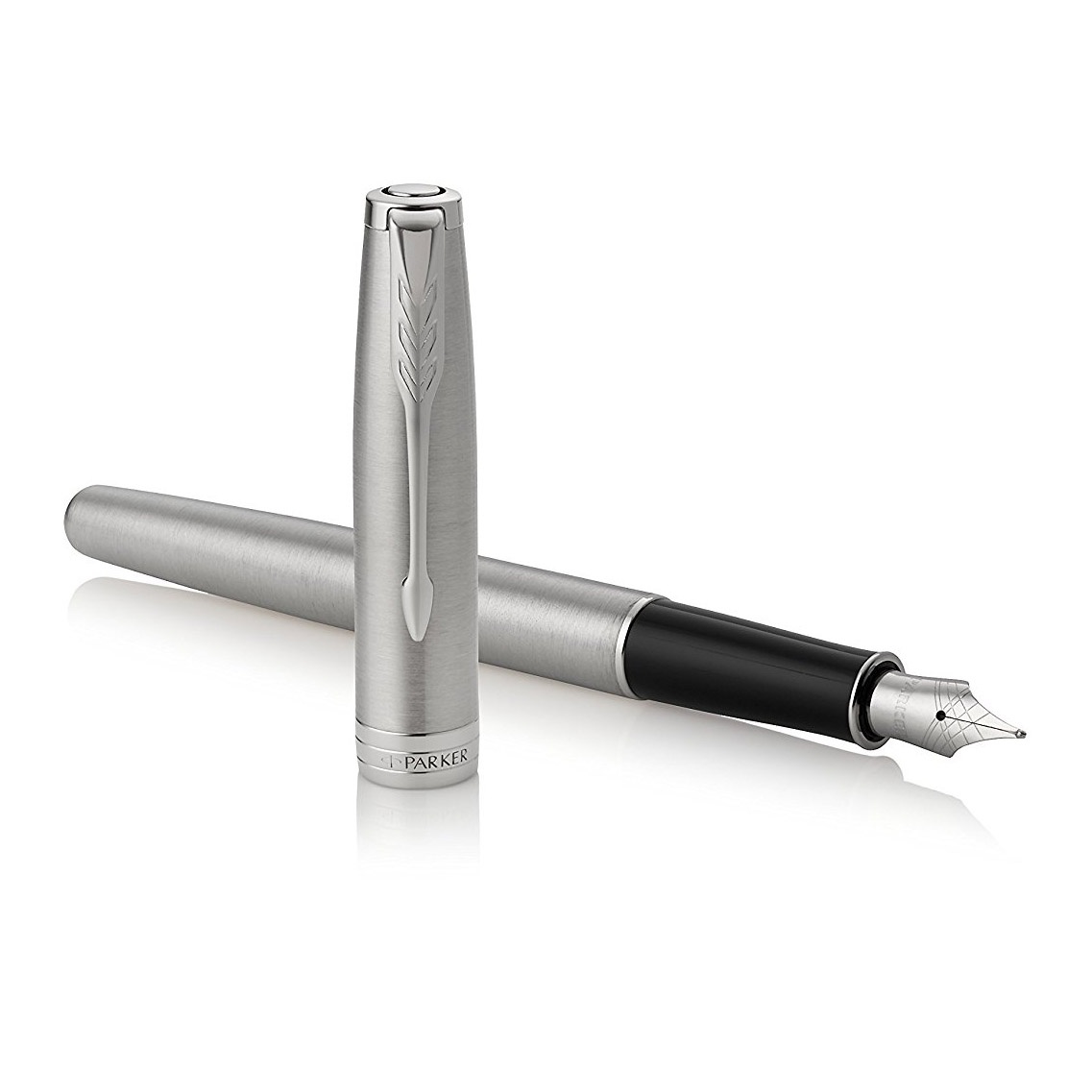 Sonnet Steel/Chrome Fountain pen in the group Pens / Fine Writing / Gift Pens at Voorcrea (104817_r)