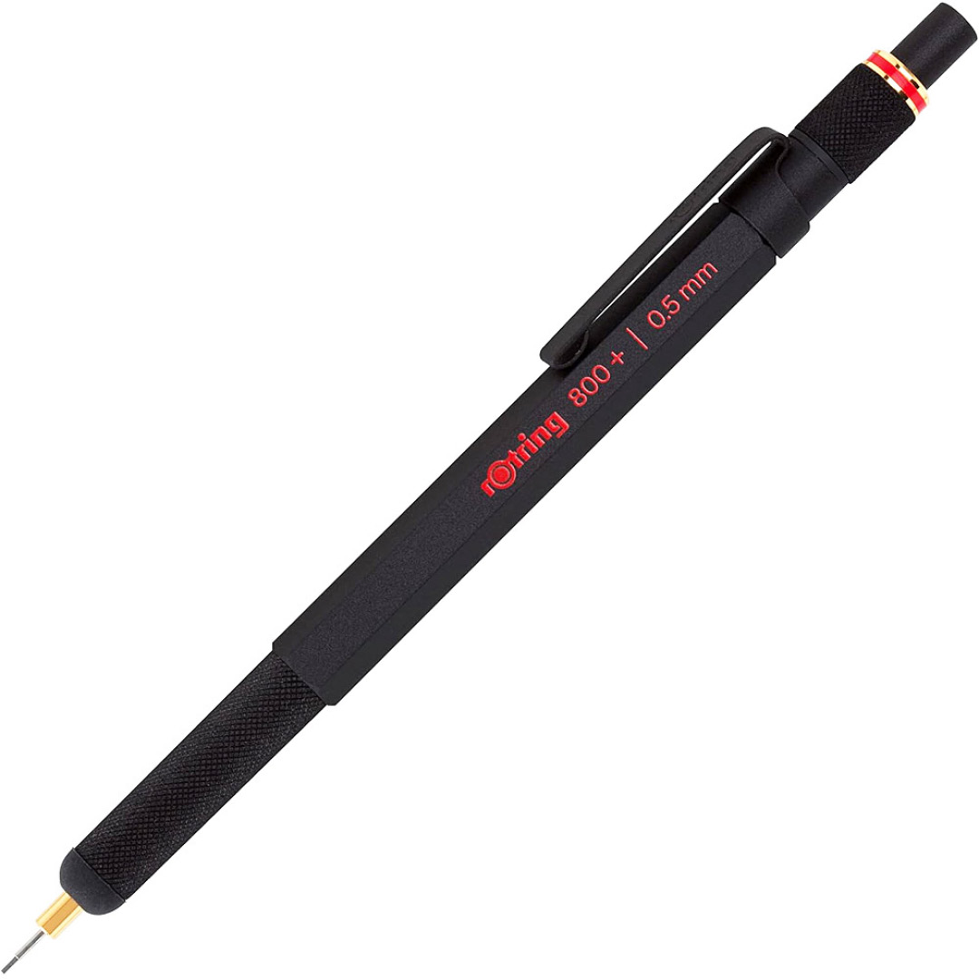 rotring800  0.5㎜　FULL L BLACK Rotring 800+ Mechanical Pencil 0.5 Black | Pen Store