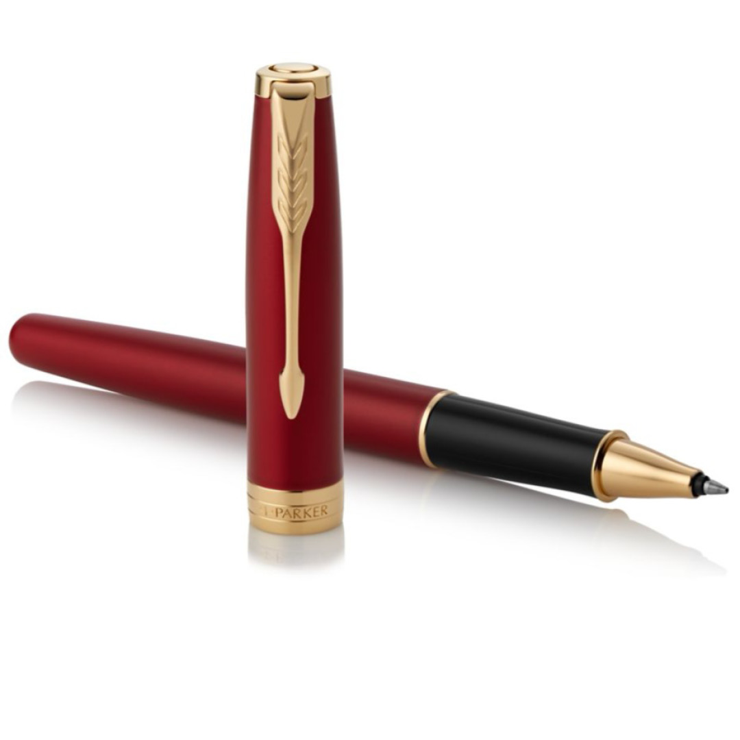Parker Sonnet Red/Gold Rollerball | Pen Store