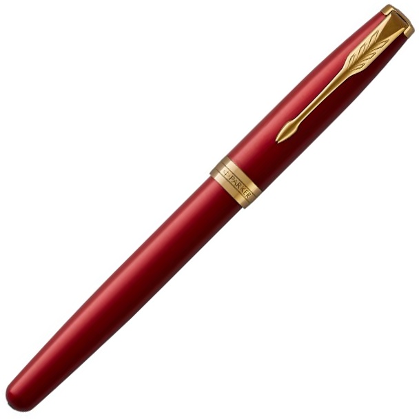 Parker Sonnet Red/Gold Rollerball | Pen Store