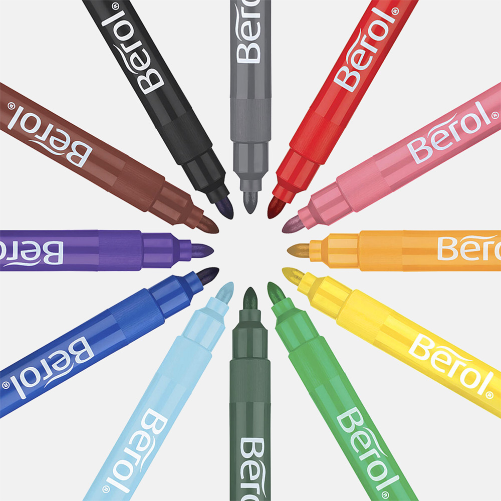 Colour Broad Tip 42-pack in the group Kids / Kids' Pens / Felt Tip Pens for Kids at Pen Store (104846)