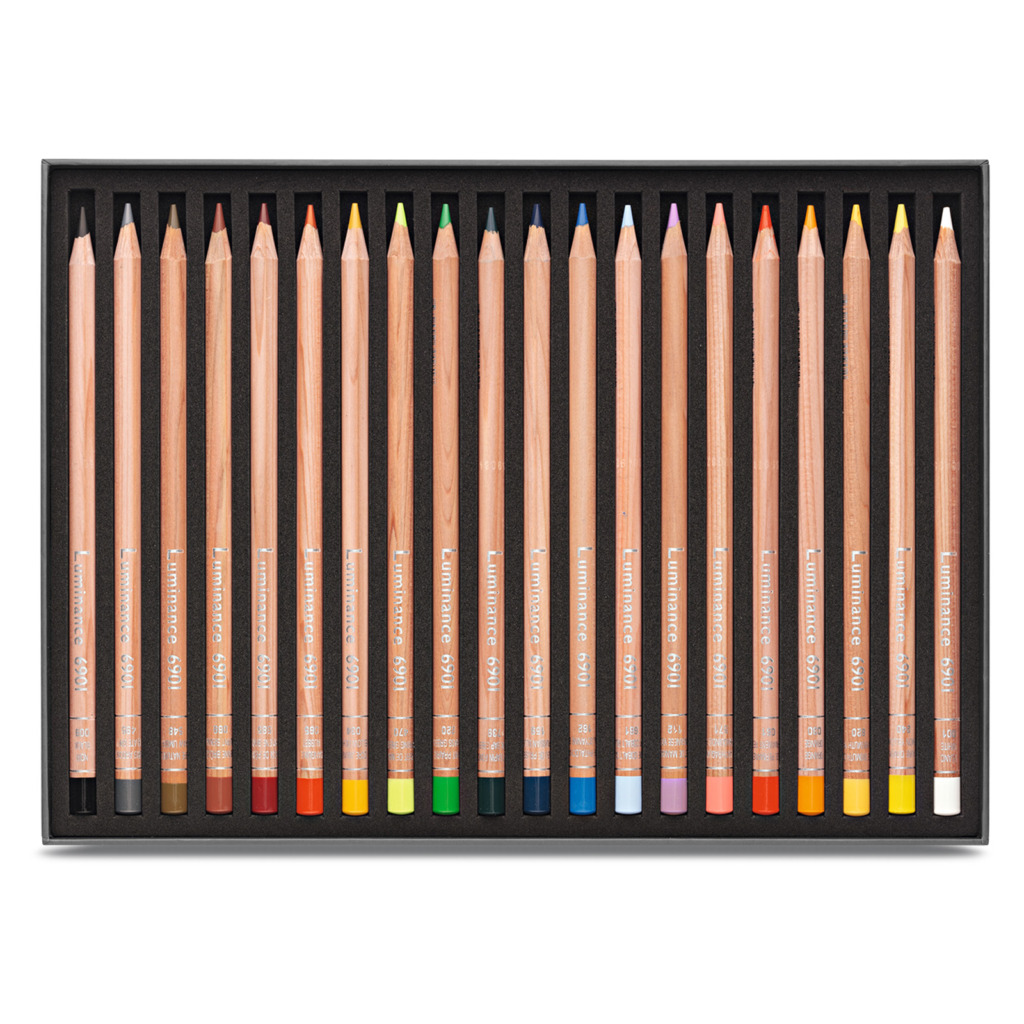 CARAN D'ACHE LUMINANCE 6901 20色セット Amazon.com : Caran d'Ache Luminance 6901 Clr Pncl Set 76