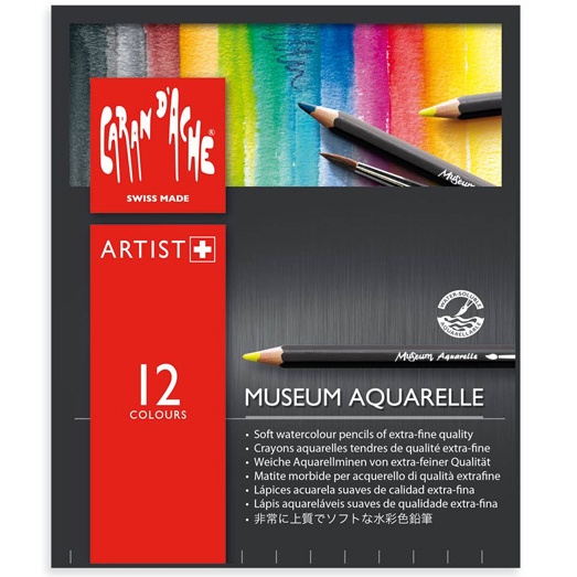 Museum Aquarelle 12-pack in the group Pens / Artist Pens / Watercolor Pencils at Pen Store (104933)