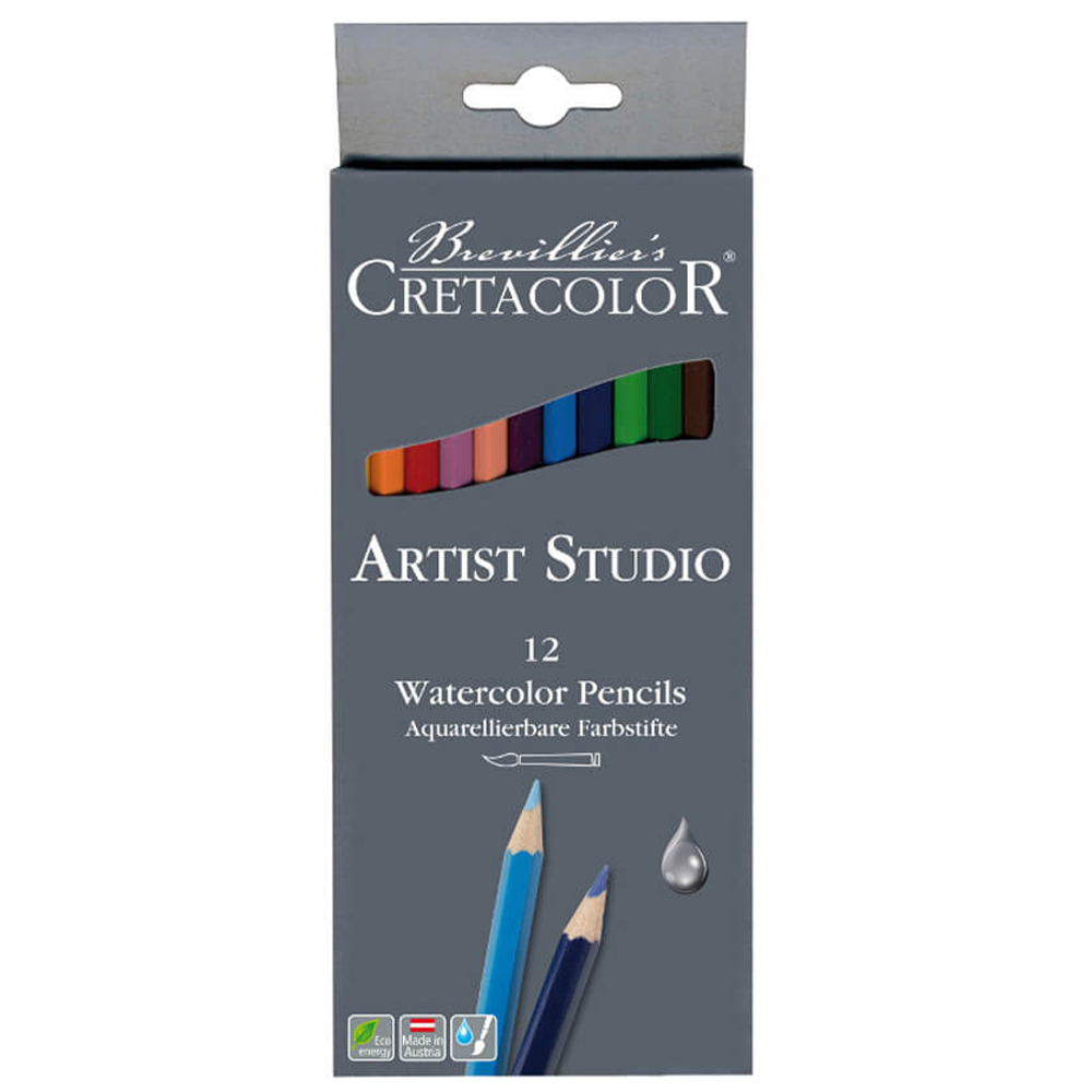 Artist Studio Aquarelle 12-pack in the group Pens / Artist Pens / Watercolor Pencils at Pen Store (105028)