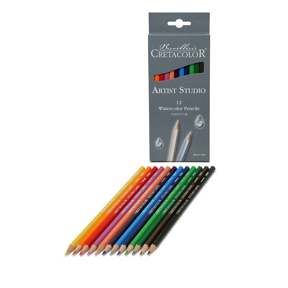 Artist Studio Aquarelle 12-pack in the group Pens / Artist Pens / Watercolor Pencils at Pen Store (105028)