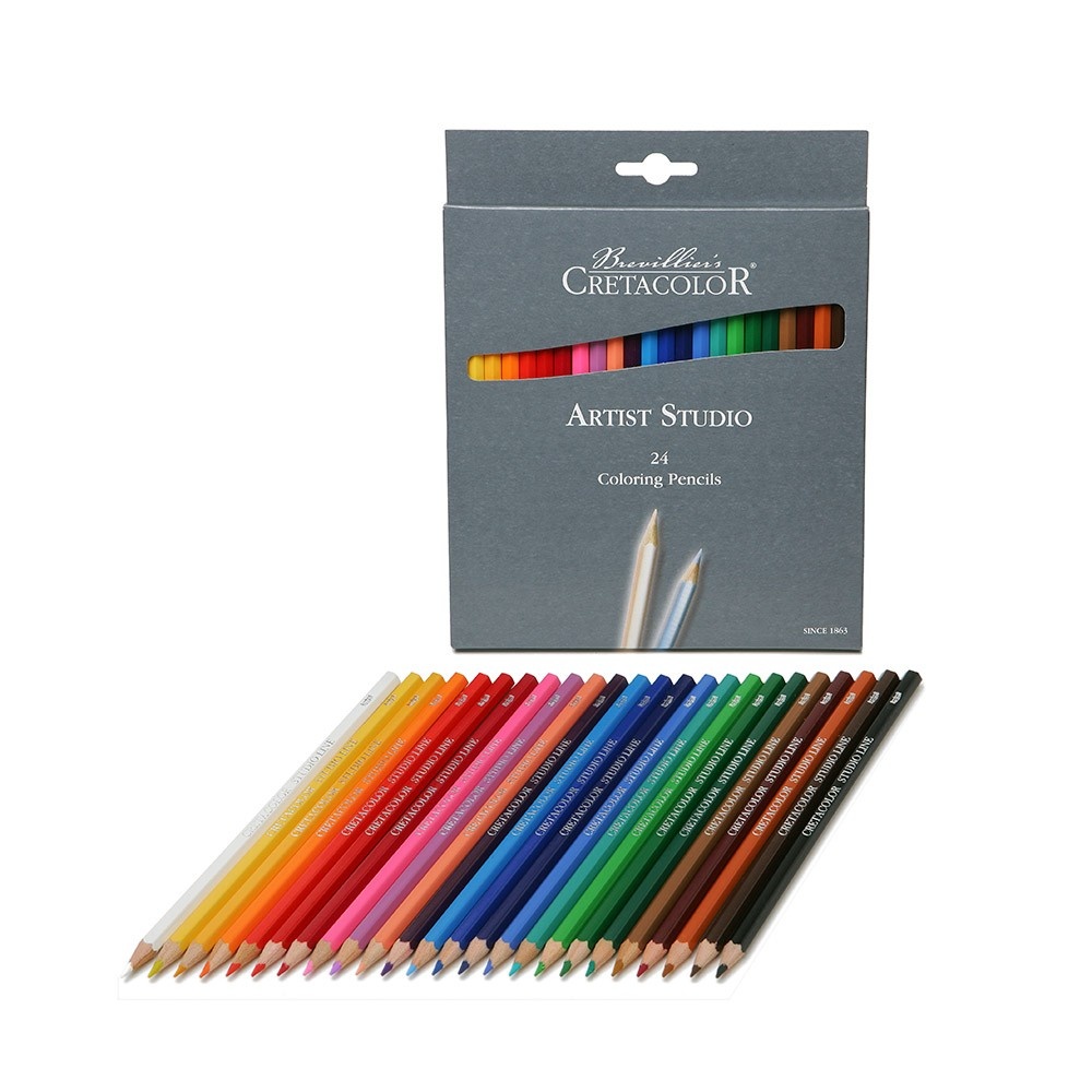 Artist Studio Coloring pencils 24-pack in the group Pens / Artist Pens / Colored Pencils at Pen Store (105030)