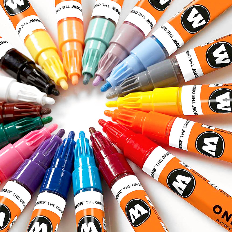 Molotow ONE4ALL 127HS Acrylic Paint Marker 2mm Future Green