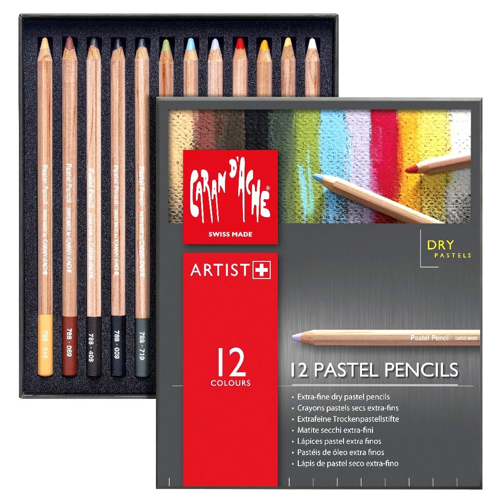 Caran d'Ache Pastel Pencils 12-set | Pen Store