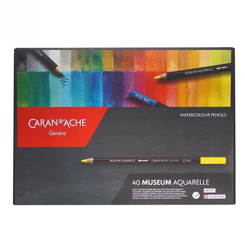Museum Aquarelle 40-pack in the group Pens / Artist Pens / Watercolor Pencils at Pen Store (106237)