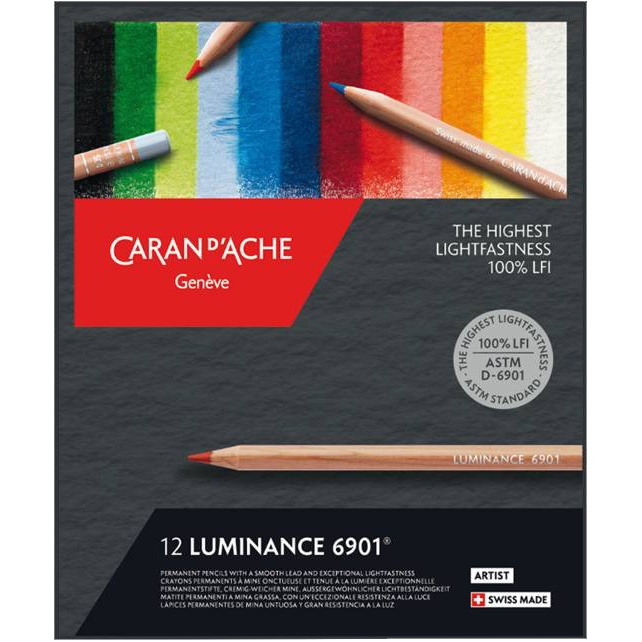 Luminance 6901 12-set in the group Pens / Artist Pens / Colored Pencils at Pen Store (106639)