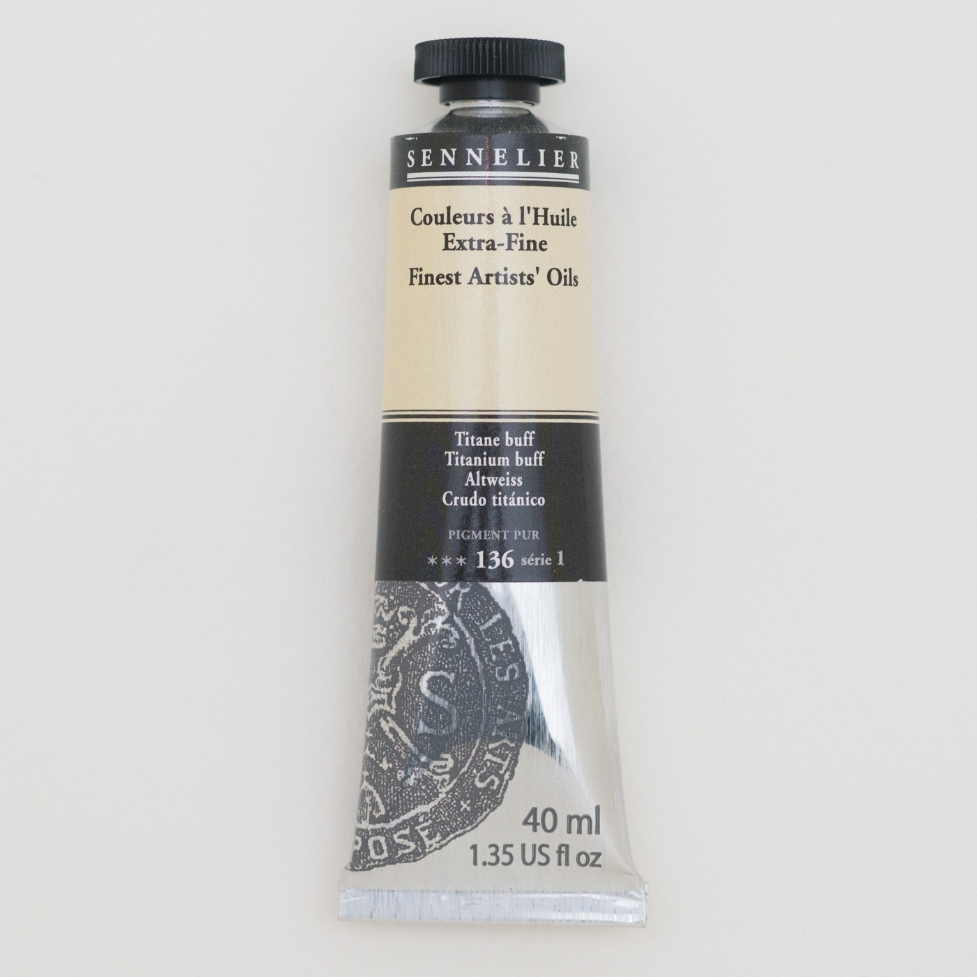 Sennelier Artists' Extra-Fine Oil - Titanium White, 40 ml Tube