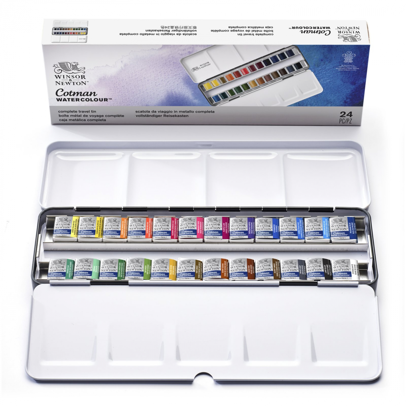 Acquerello Professional Water Colour Set Sketchers Box - 12 Tubi -  Winsor&Newton
