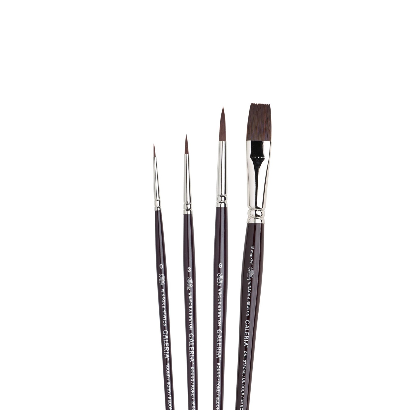 Galeria Brush Round/Long Handle 4-set