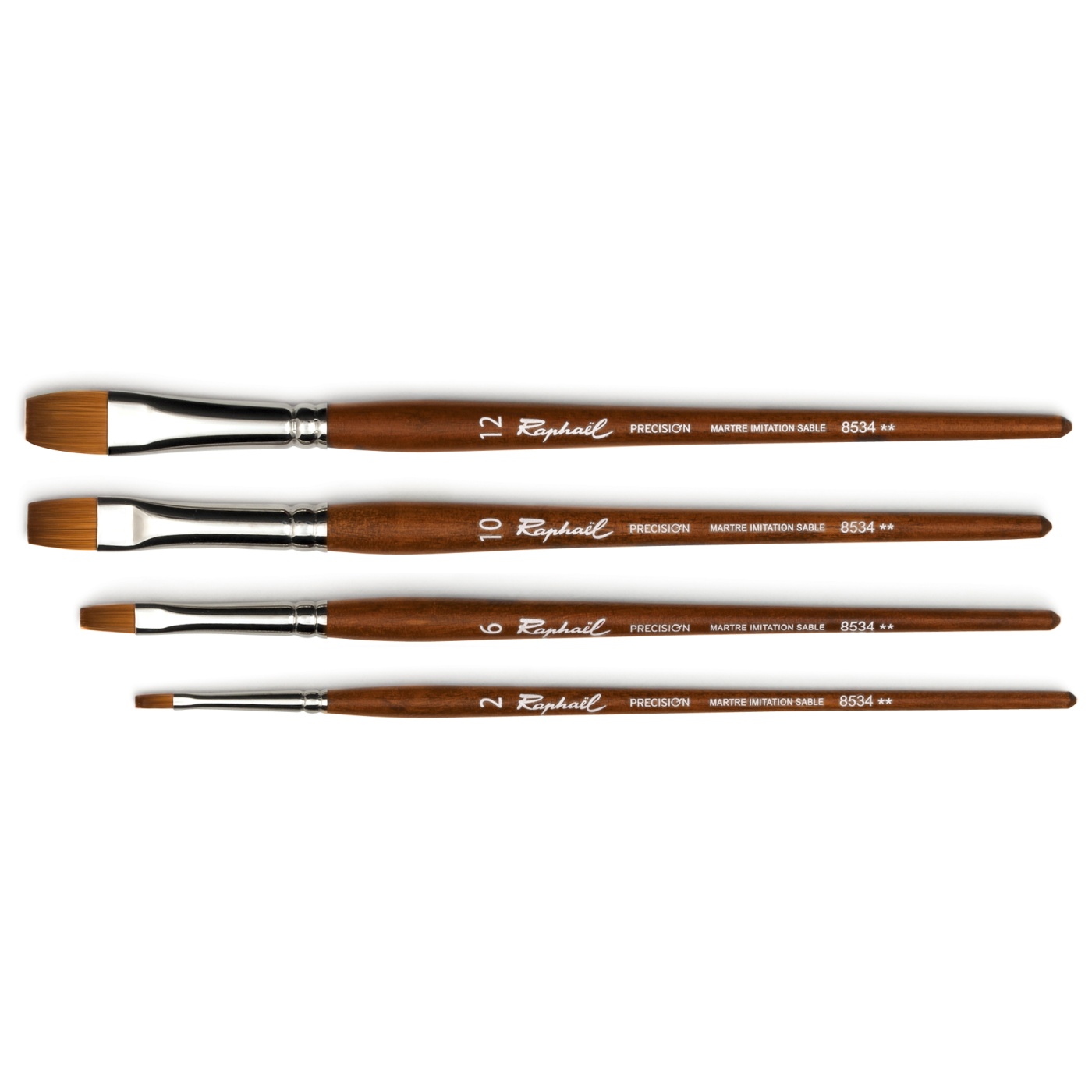 Precision Brush 8534 Flat st 12 in the group Art Supplies / Brushes / Watercolor Brushes at Pen Store (108282)