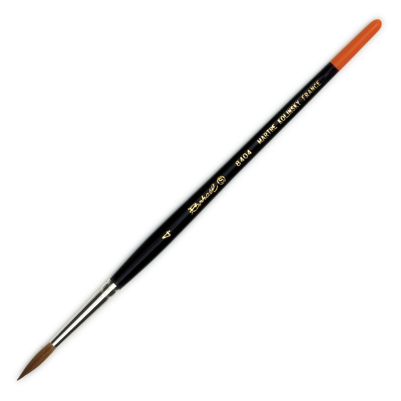 Pure Kolinsky Sable Brush Round 8404 St 4 in the group Art Supplies / Brushes / Watercolor Brushes at Pen Store (108297)