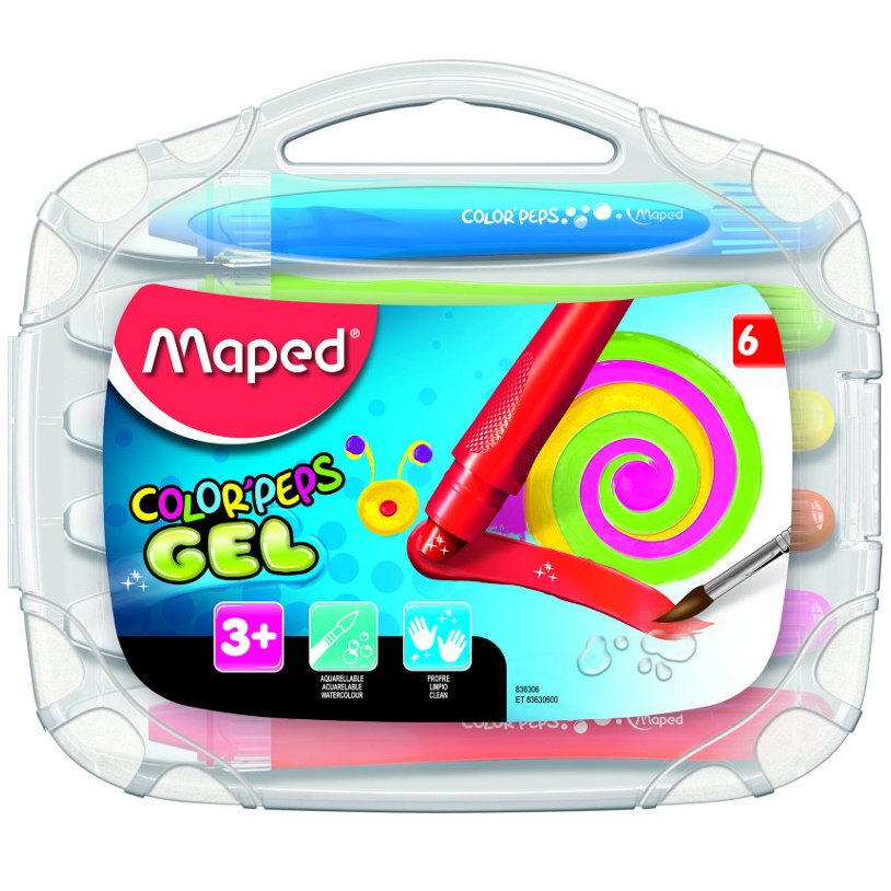 Color Peps 6 Gel Crayon in the group Kids / Kids' Pens / 3 Years+ at Pen Store (108768)