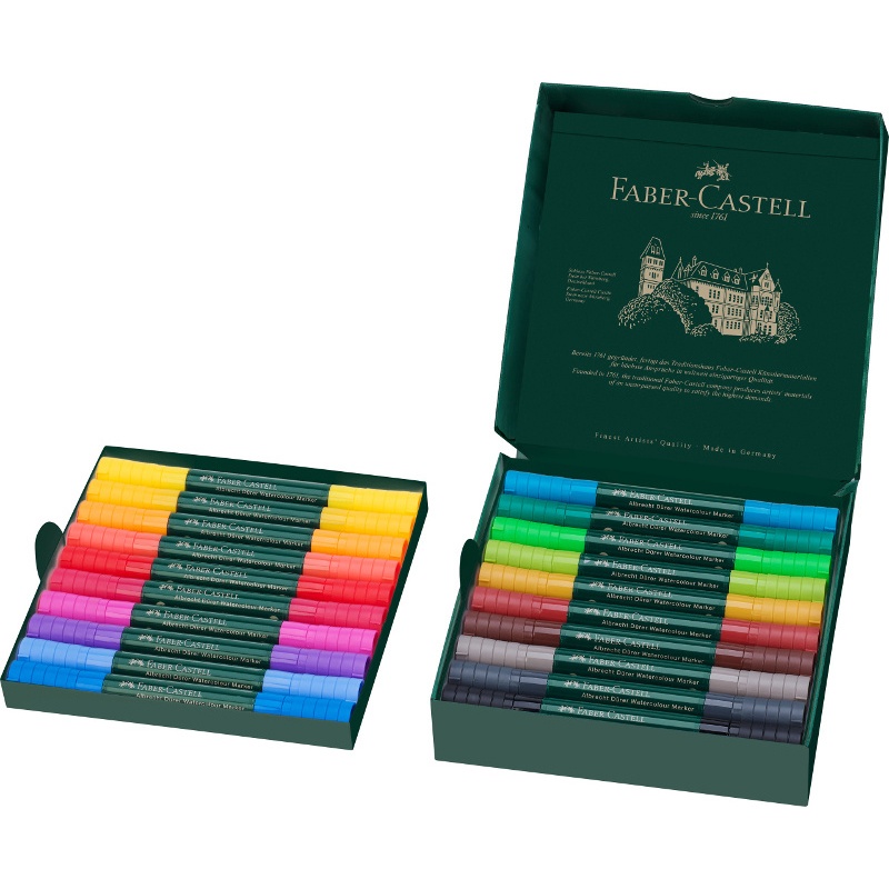 Faber-Castell Albrecht Durer Watercolor Pencils - Set of 120, Wood Box