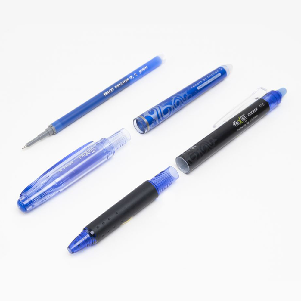 Pilot Frixion retractable 0.5mm erasable roller ball pen choose 3 pens 