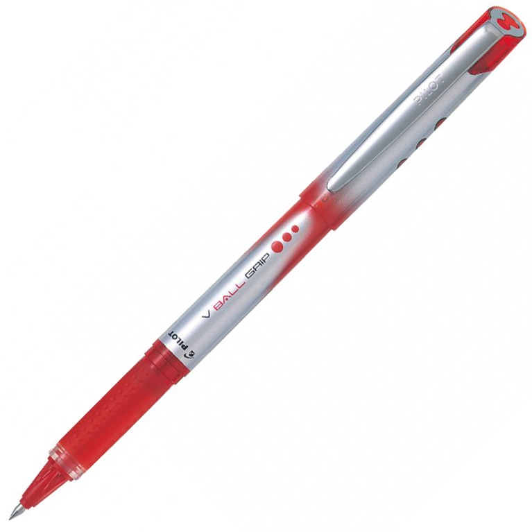 Pilot V-Ball Grip Lot de 12 Stylo roller Pointe métal 0,5 mm
