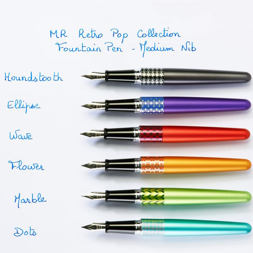 Pilot FP-MR3 MR3 Retro Pop Collection Fountain Pen plus 1 BK Cartridge DT-Fine 