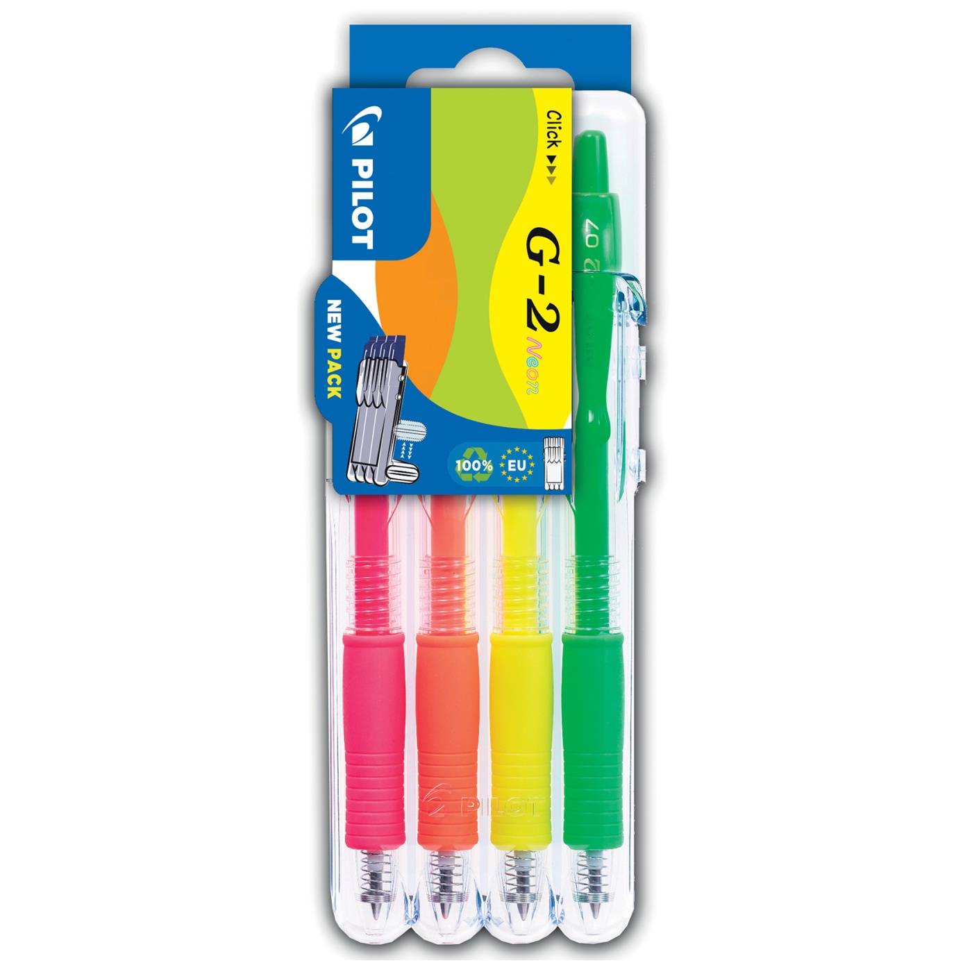 G2 Neon 2GO 4-set in the group Pens / Office / Office Pens at Pen Store (109754)