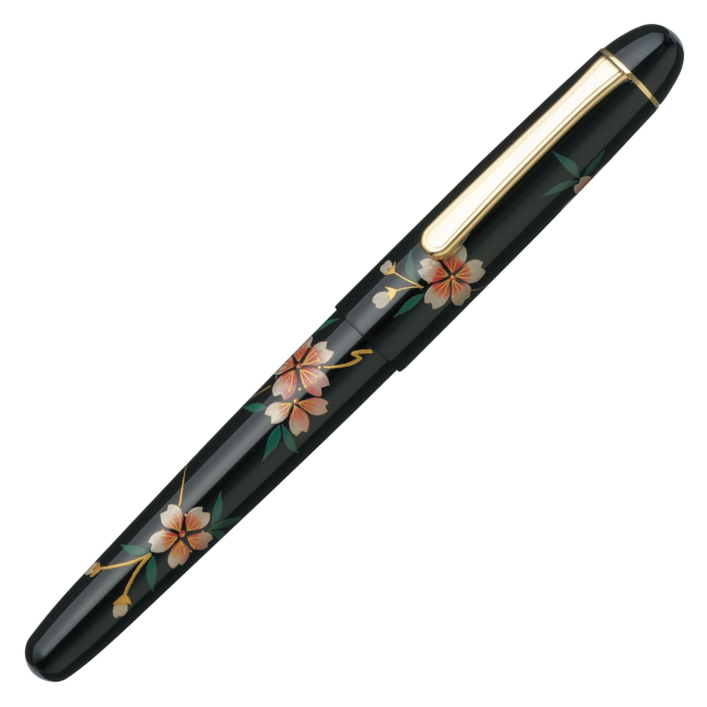Platinum 'Kaga' Hira Maki-e Fountain pen Sakura | Pen Store