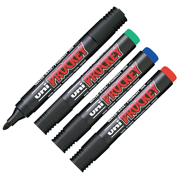 Black Uni-Ball PM-122 Prockey Marker Pen 