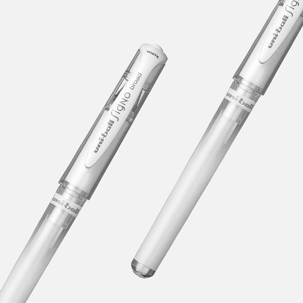 Uniball Signo Gel Pen (White) 9008 – Gift Hub