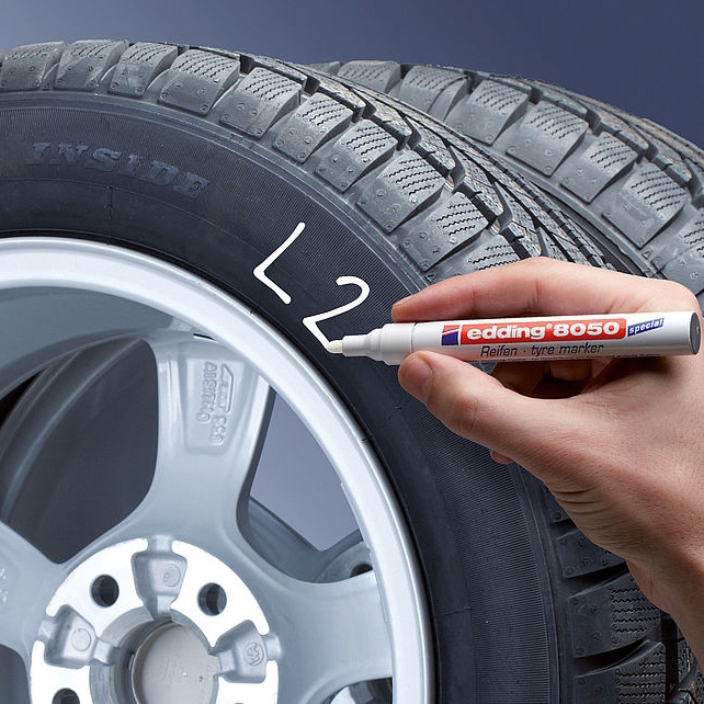 Tyre Marker White in the group Pens / Office / Tire Paint Pens at Pen Store (110372)