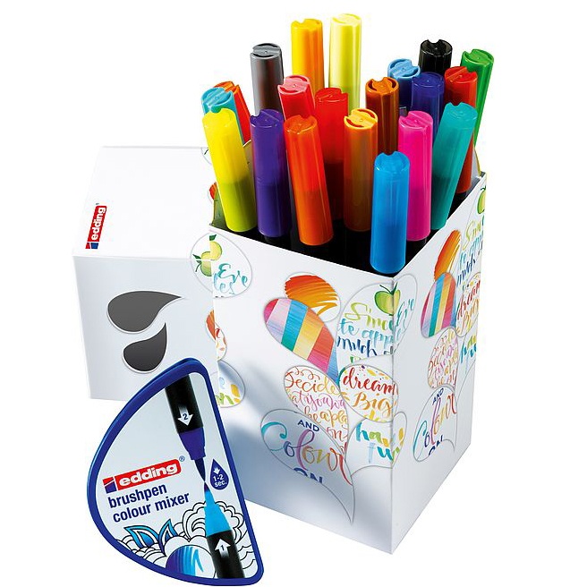 Colour Happy Box 20+1 in the group Pens / Artist Pens / Felt Tip Pens at Pen Store (110374)
