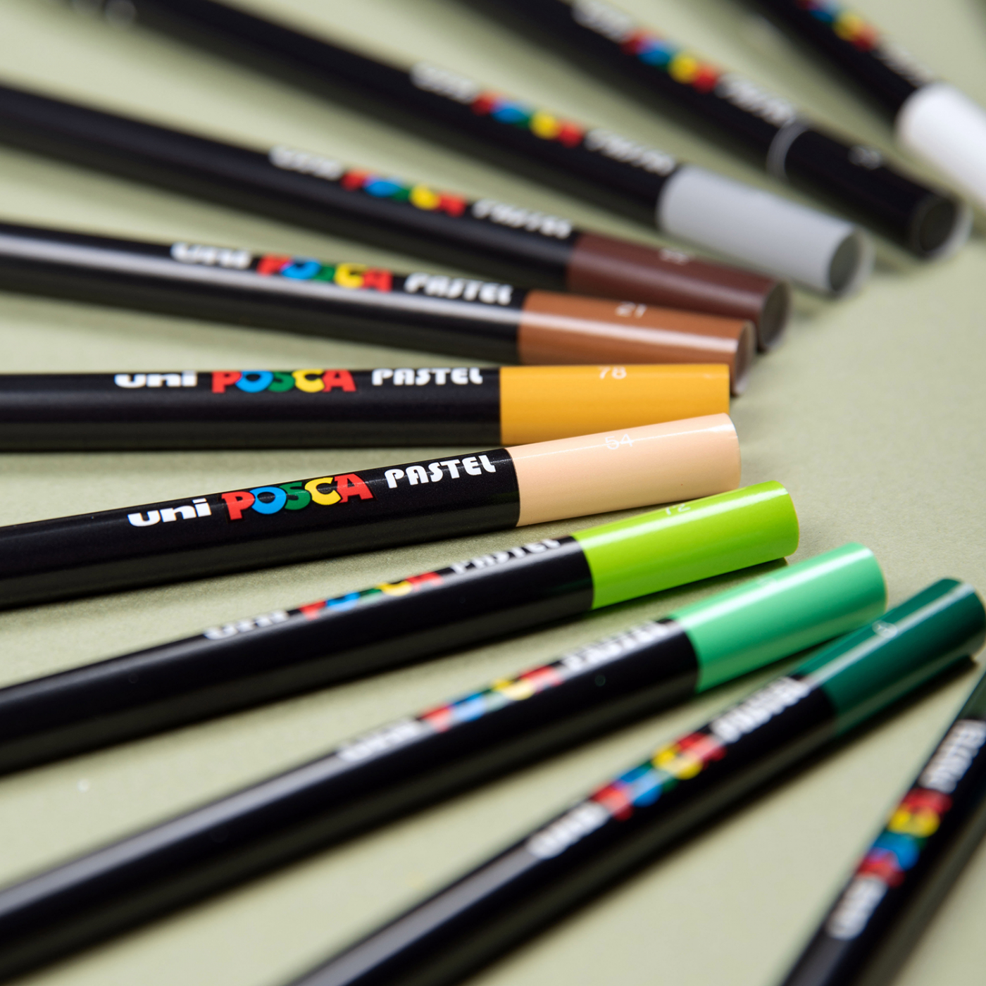 Posca Pastel Crayons 24-set in the group Art Supplies / Colors / Pastels at Pen Store (110411)
