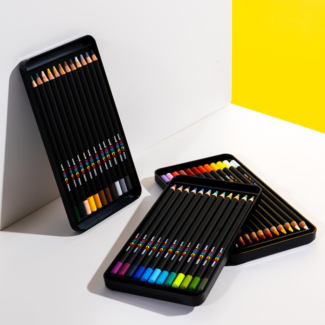 Posca Colored Pencils - Set of 36 in the group Pens / Artist Pens / Colored Pencils at Pen Store (110412)