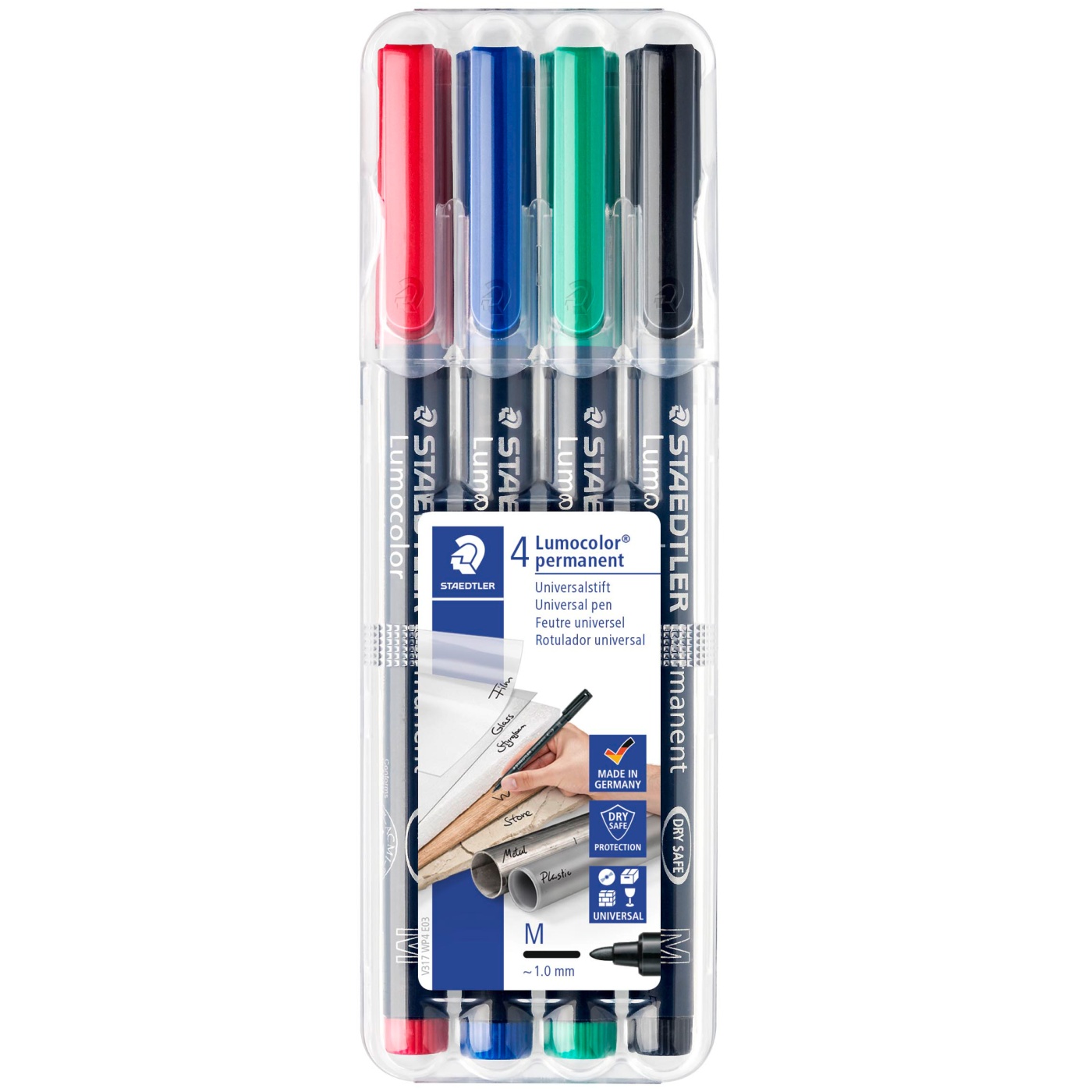 4-pack Lumocolor permanent Medium in the group Pens / Office / Markers at Pen Store (110758)