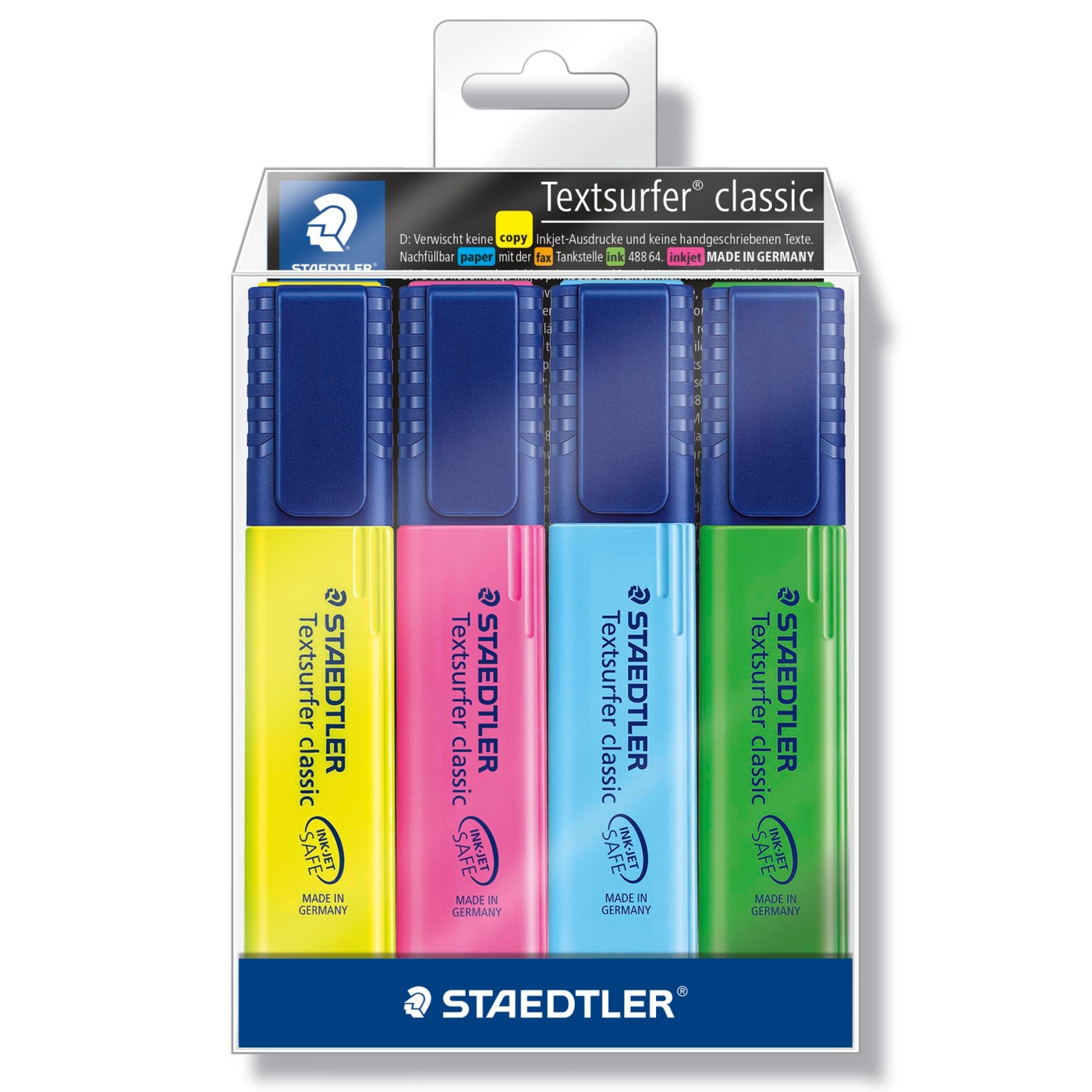 4-pack Textsurfer Classic in the group Pens / Office / Highlighters at Pen Store (110760)
