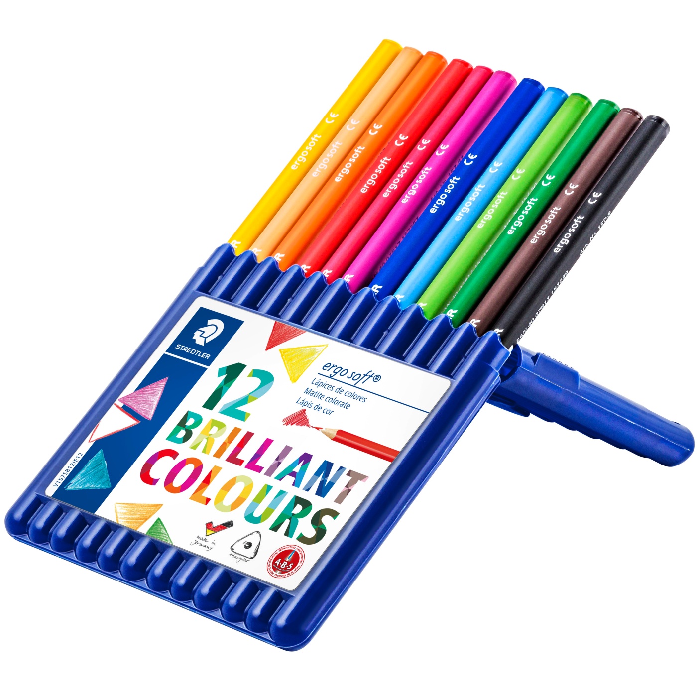 Ergosoft 12-set in the group Kids / Kids' Pens / Coloring Pencils for Kids at Pen Store (110995)