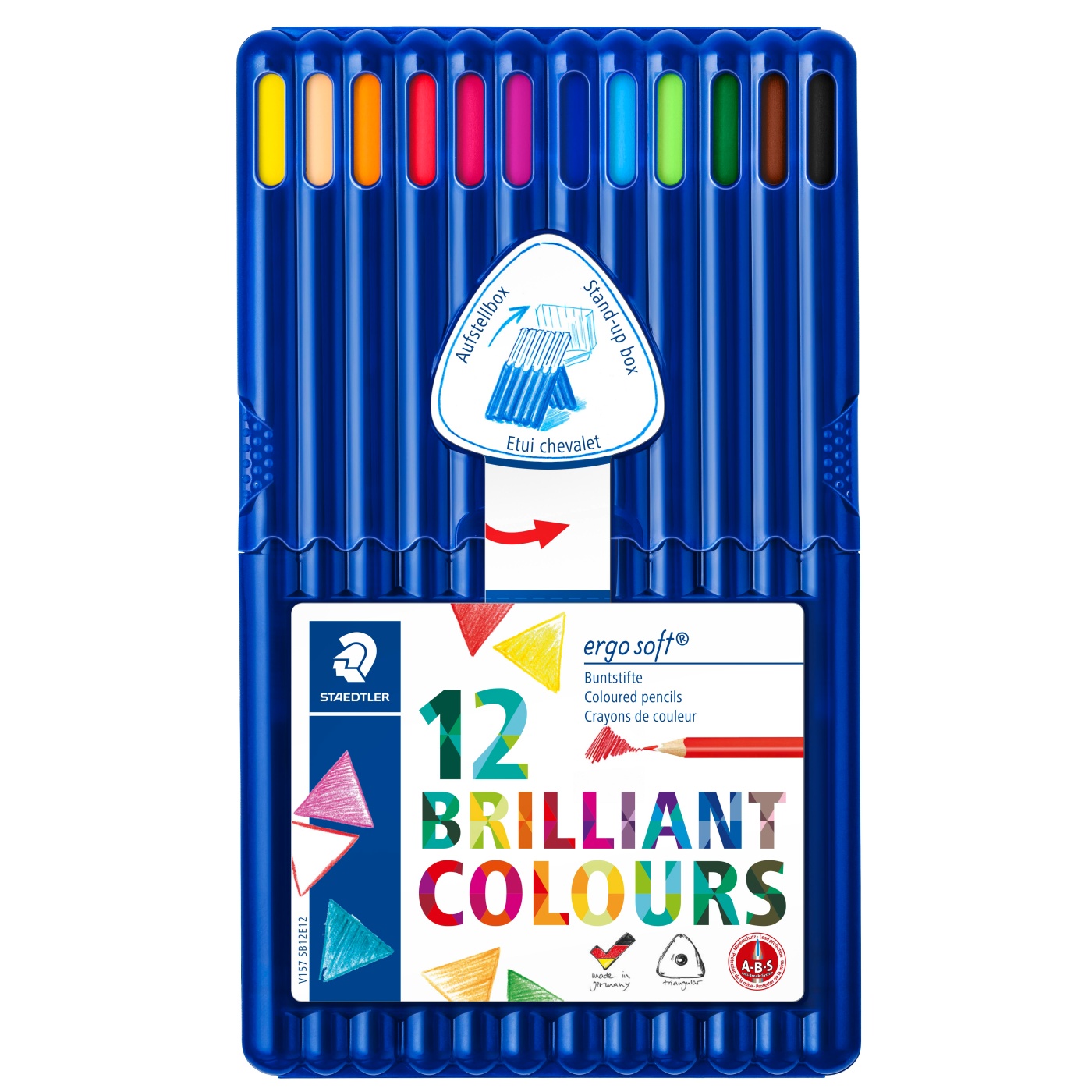 Ergosoft 12-set in the group Kids / Kids' Pens / Coloring Pencils for Kids at Pen Store (110995)