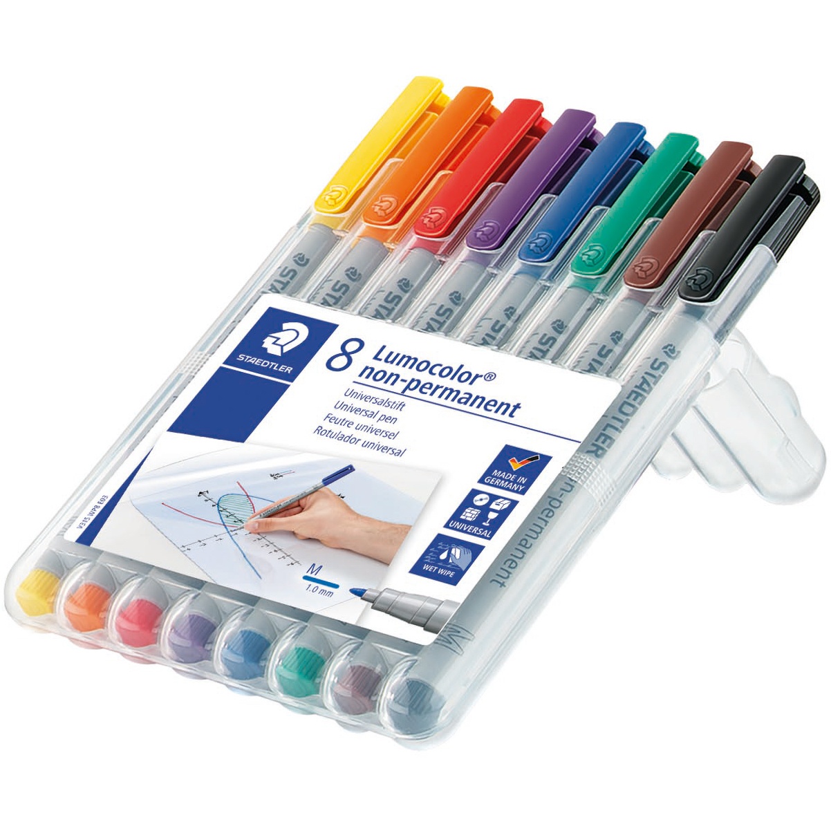 8-pack Lumocolor Non-permanent Medium in the group Pens / Office / Markers at Pen Store (111071)