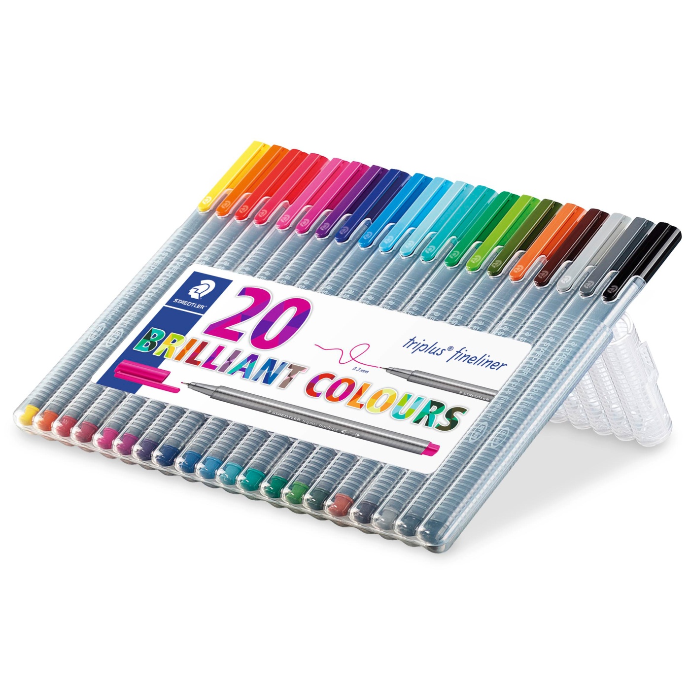 Triplus Fineliner 20-pack in the group Pens / Artist Pens / Felt Tip Pens at Pen Store (111087)