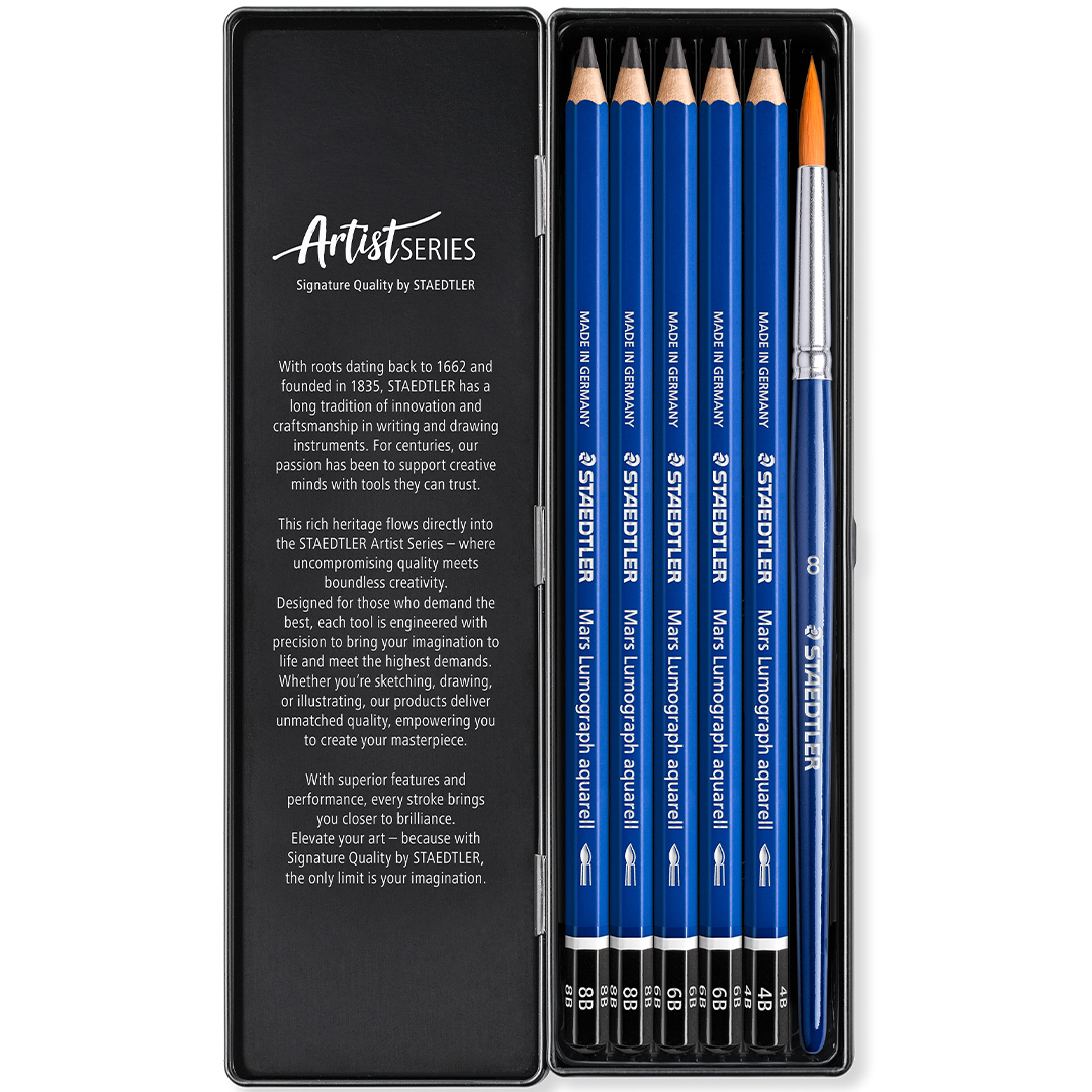 Staedtler Mars Lumograph Aqua 5-pack | Pen Store