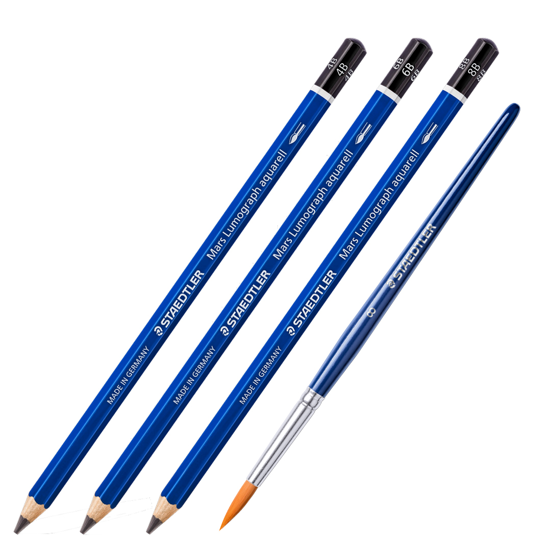 Staedtler Mars Lumograph Aqua 5-pack | Pen Store