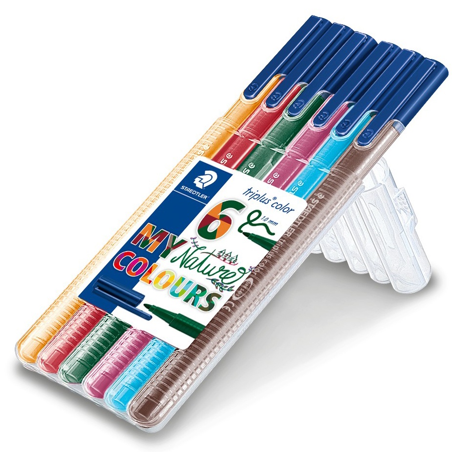Triplus Color Nature 6-pack in the group Pens / Writing / Fineliners at Pen Store (111235)