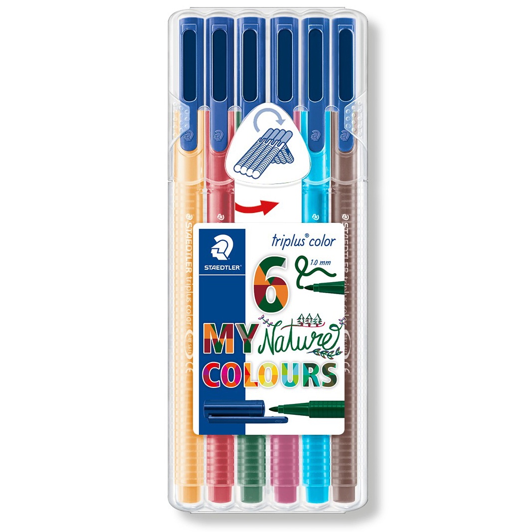 Triplus Color Nature 6-pack in the group Pens / Writing / Fineliners at Pen Store (111235)