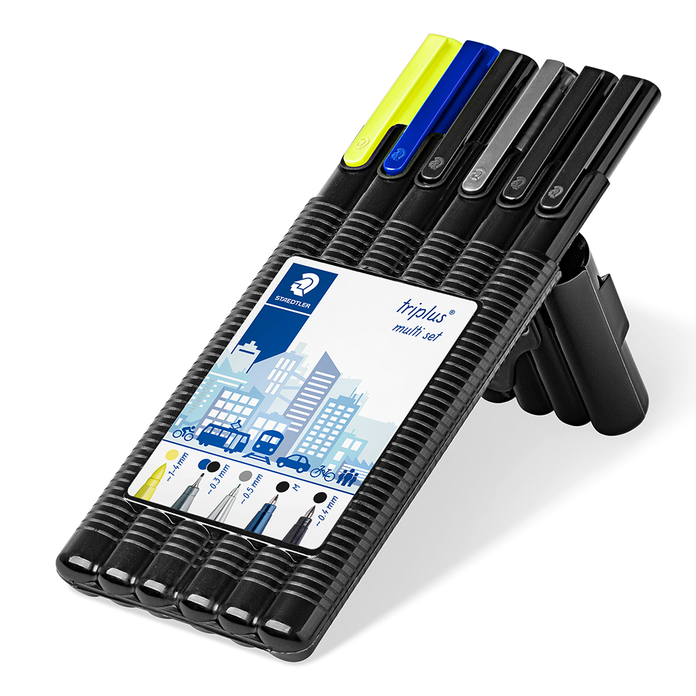Triplus Mobile Office 8-set in the group Pens / Writing / Fineliners at Pen Store (111239)