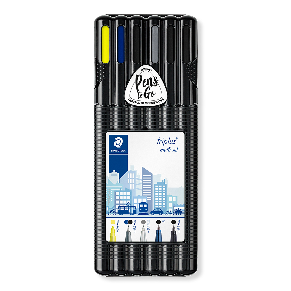 Triplus Mobile Office 8-set in the group Pens / Writing / Fineliners at Pen Store (111239)