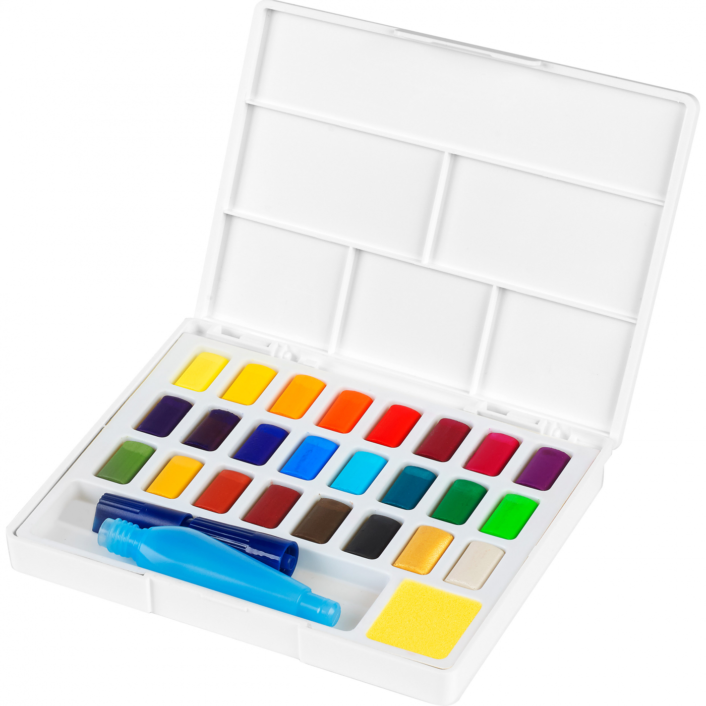 24 Watercolors + Water brush in the group Art Supplies / Colors / Watercolor Paint at Pen Store (111744)