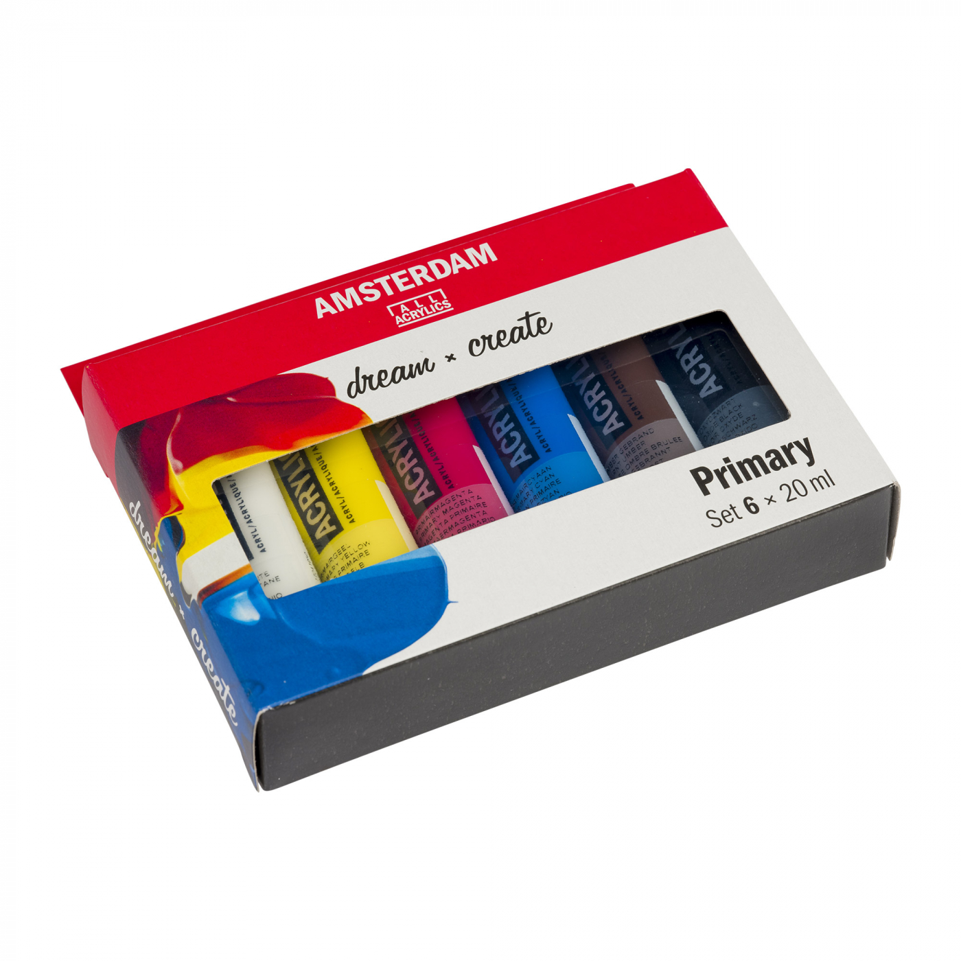 Acrylic Primary Set 6 x 20 ml in the group Art Supplies / Colors / Acrylic Paint at Pen Store (111756)