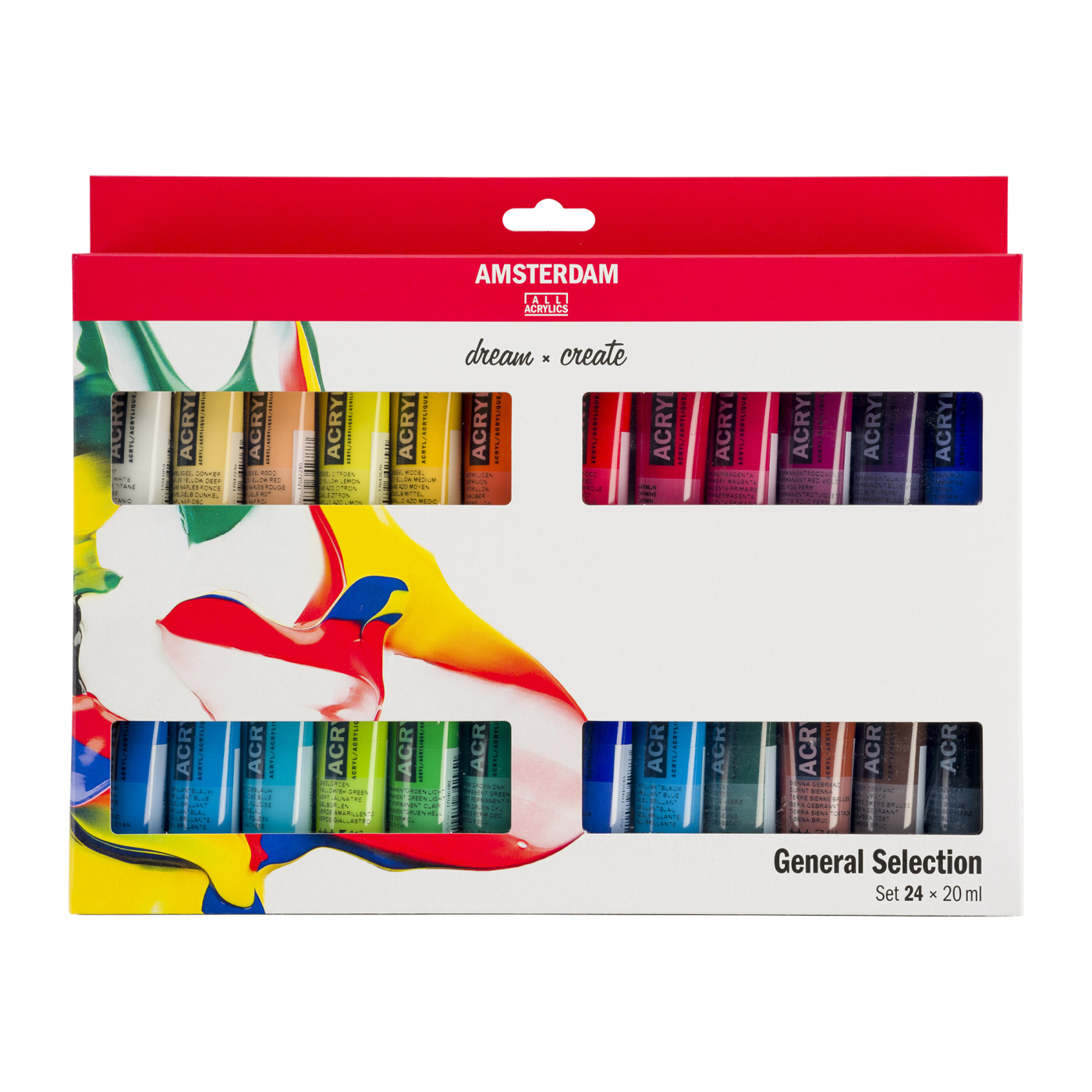 Amsterdam Standard Series Acrylic Paint Set, 20ml, 90-Colors selling