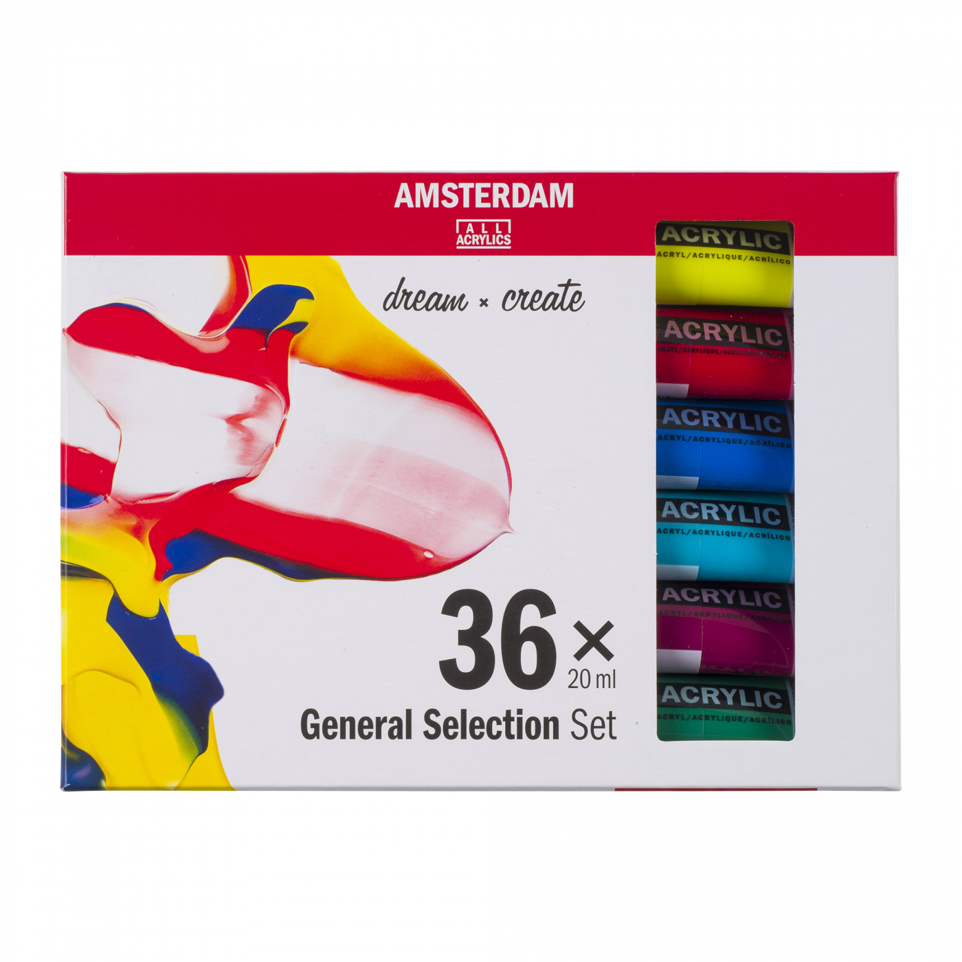 Acrylic Standard Set 36 x 20 ml in the group Art Supplies / Colors / Acrylic Paint at Pen Store (111759)