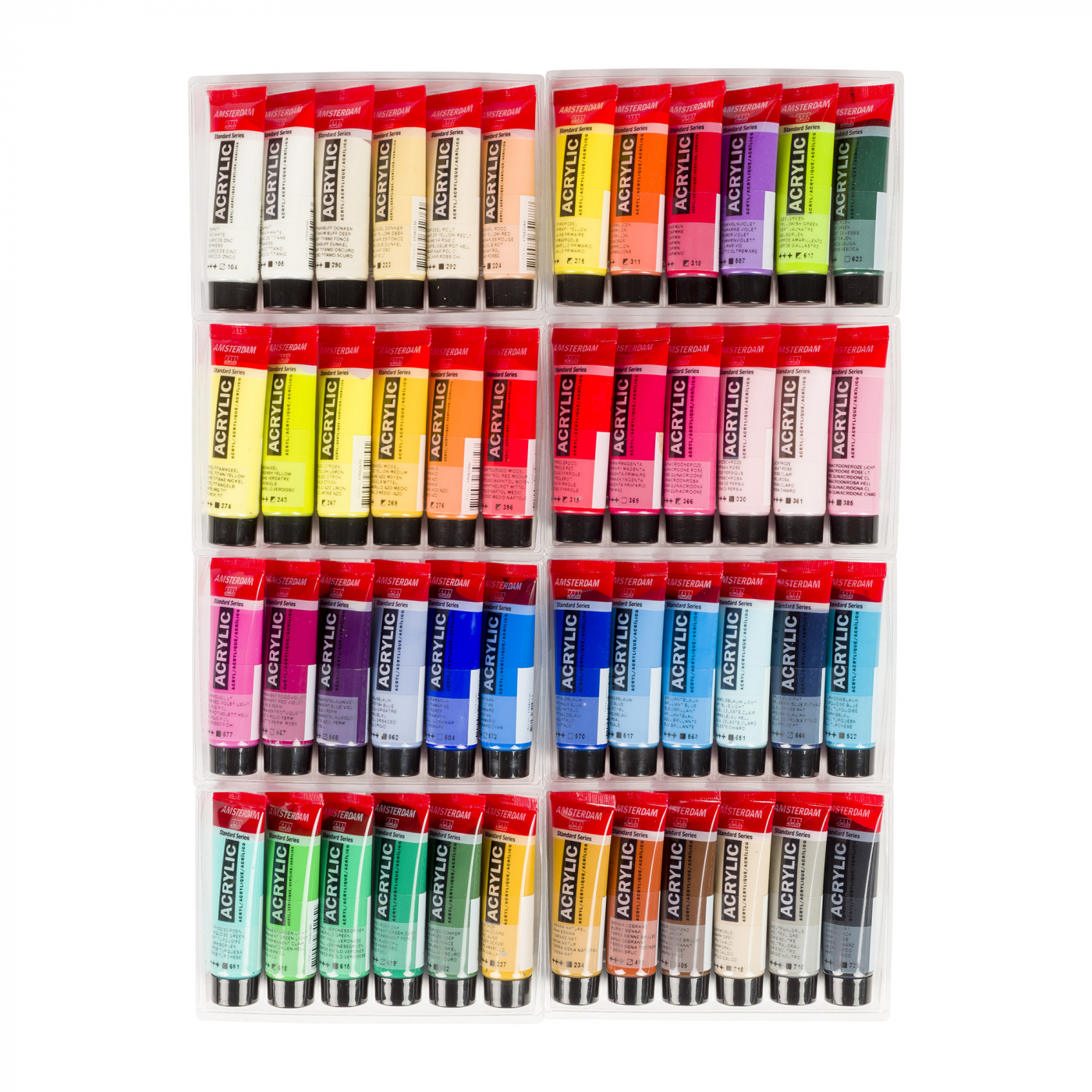 Acrylic Standard Set 48 x 20 ml in the group Kids / Classroom / Classroom Paint sets at Pen Store (111760)